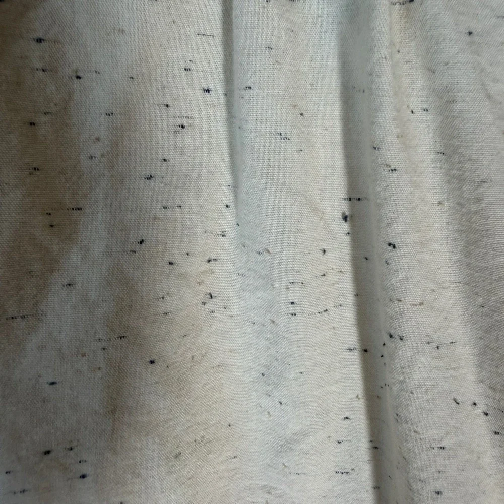 J.Crew Slim Fit Speckled Neps Button Down Shirt Mens‎ XXL Cream Long Sleeve